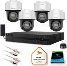 Zdjęcie Hilook Zestaw Monitoringu 4 Kamery Ip Ptz 2Mp Ptz-N2Mp-P 2.8Mm (Z48400PTZ4) - Lublin