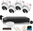Dahua Zestaw Monitoringu Ip 4 Kamery Zewnętrzne Wizcolor 2K 30M (Z53284T4)