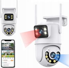 Bedee Podwójna Zewnętrzna Kamera Wifi Smart Ip 2X4Mp Call Aplikacja Detekcja Ir (GTHUKOC14SEU)