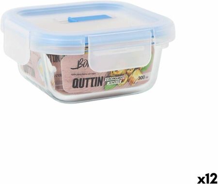 Quttin Hermetyczne Pudełko Na Lunch Boho Przezroczysty 0,3l (12szt.) (S2236533)