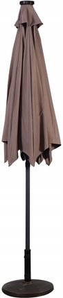 Costway Parasol Ogrodowy Z Solarnymi Diodami Led 270cm 1828216931 - zdjęcie 2