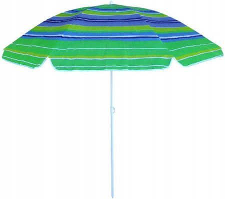 Zielony Duży Plażowy Parasol Ogrodowy 180cm Kwadratowa Zielona Podstawa 1828831334 - zdjęcie 2