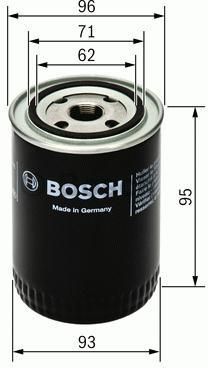 BOSCH - Filtr oleju Alfa Romeo,Chrysler,Citroen, (0 451 203 154)