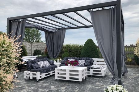 Żagiel Ogrodowy Rozsuwany Na 3 Linkach X M 1828237227 - zdjęcie 4