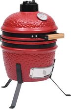 Zakito Home Ceramiczny Grill Kamado 26,5cm Czerwony Zh316095