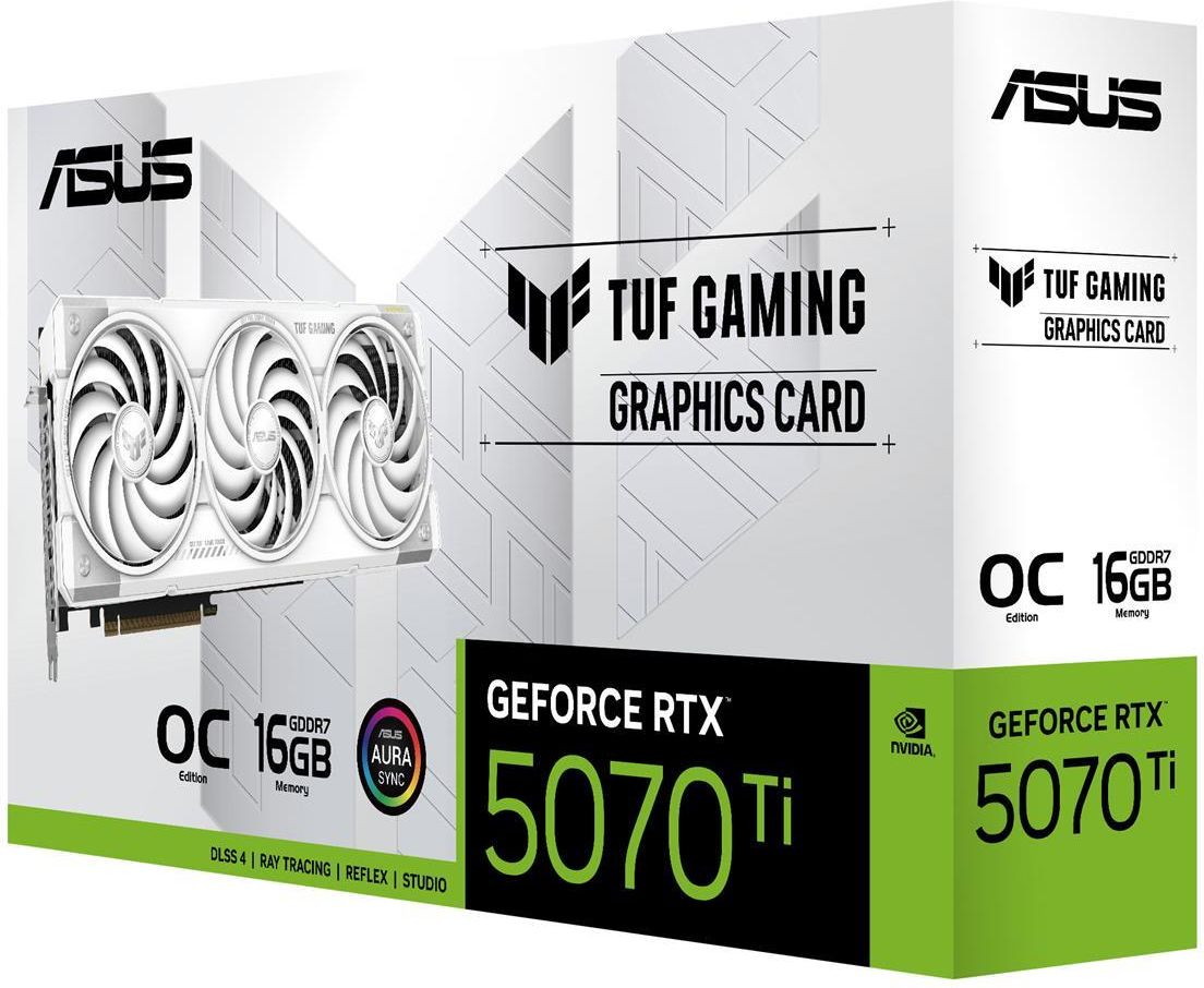 Asus TUF GAMING RTX 5070 Ti 16GB OC WH. (90YV0MD3M0NA00