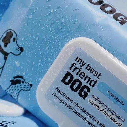 Nawilżane Chusteczki Dla Psa Luba My Best Friend Dog Do Oczyszczania Skóry I Sierści 60szt. - zdjęcie 4
