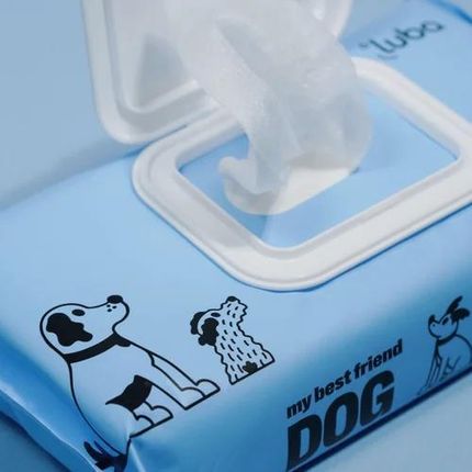 Nawilżane Chusteczki Dla Psa Luba My Best Friend Dog Do Oczyszczania Skóry I Sierści 60szt. - zdjęcie 2
