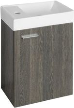 Aqualine Zoja Szafka Z Umywalką Ceramiczną 40X22Cm Mali Wenge (51049MW02)