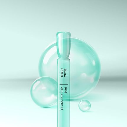Silcare Glass Dry Top Hybrydowy Toxic Cutie 9ml - zdjęcie 2