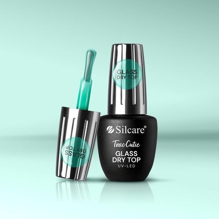 Silcare Glass Dry Top Hybrydowy Toxic Cutie 9ml - zdjęcie 3