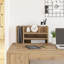 vidaXl Organizer Na Biurko Z Dębu Rzemieślniczego 44.5X24X25cm Drewna Inżynieryjnego