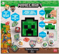 Zdjęcie Epee Naklejkomat 3D Minecraft Zestaw Kreatywny Do Tworzenia Naklejek - Łosice