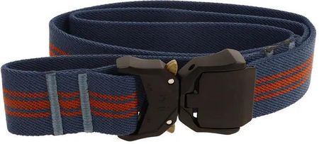 Pasek do Spodni ELASTYCZNY 4 cm z Ergonomiczną Klamrą Granat Brąz - zdjęcie 3