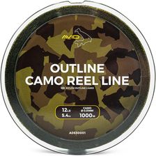 Zdjęcie Avid Carp Plecionka Avid Outline Camo Reel Line 1000 M - Grybów