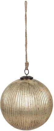 Clayre&Eef Clayre &Amp; Eef 6Gl4363M Bombka Świąteczna W Kolorze Złotym Ø 20X20Cm - zdjęcie 2