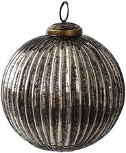 Clayre&Eef Clayre &Amp; Eef 6Gl3908 Bombki Świąteczne Ø 10X10Cm Czarne Srebrne