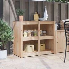 vidaXL Zewnętrzna Szafka Kuchenna 106X55X92cm Z Litego Drewna Sosnowego 868177