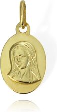 Zdjęcie Norbisrebro Złoty Medalik Matka Boska pr. 585 - Dobra
