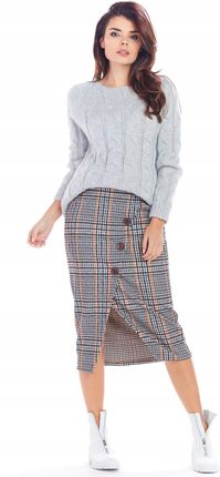 Nowoczesna Spódnica | TREND Praktyczna Spódnica Na Codzień r.XL - zdjęcie 3
