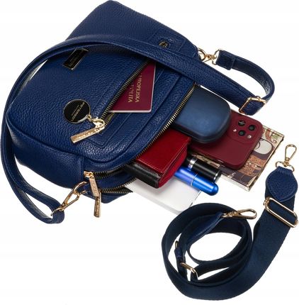 Torebka listonoszka Peterson na ramię damska z ekologicznej skóry crossbody - zdjęcie 4