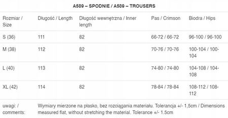 Komfortowe Spodnie | WYGODNE NA CO DZIEŃ Stylowy Spodnie r.L Trend - zdjęcie 3