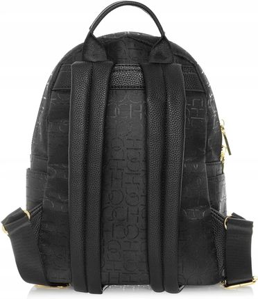 Ochnik Czarny plecak damski z monogramem TOREN-0280A-99 - zdjęcie 4
