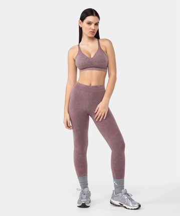 Legginsy Carpatree Marble Story bezszwowe różowe