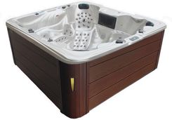 Hydrosan Wanna Spa Jacuzzi Ogrodowe Z Hydromasa�em 6-Osobowa 230X230 cm Cappuccino Obudowa Kawa Spa703A