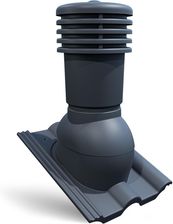 Zdjęcie Bandloo Kominek Wentylacyjny Ventos X Plus R Grafit 150mm  - Karlino