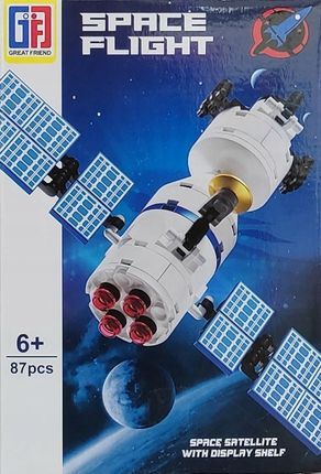 Trifox Klocki Układanka Satelita Kosmiczna Space Satellite Display Shield 87El.