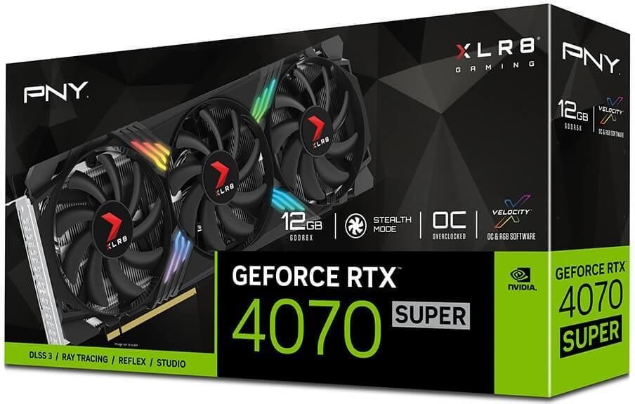 Pny GeForce RTX 4070 SUPER 12GB XLR8 GAMING VERTO