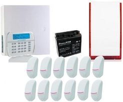 Alarm DSC HS2032 z klawiaturą HS2LCD i 12 czujkami LC-200