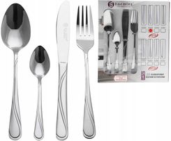 Zdjęcie Zestaw KOMPLET SZTUĆCÓW Sztućce 24 Elementy 6 Osób Połysk 8014 - Wadowice