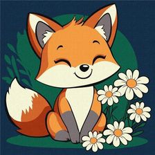 Zdjęcie Malowanie Po Numerach Piękna Lisiczka Kids - Bukowno