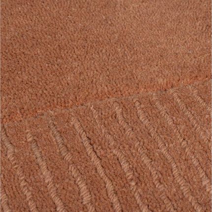Flair Rugs Toskania Teksturowana Wełniana Ramka Pomarańczowa 200X290Cm - zdjęcie 2