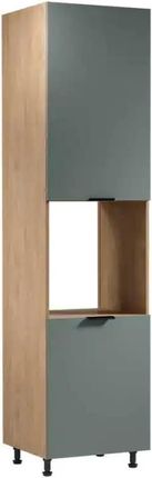 Gała Meble Szafka Stojąca Wysoka Pod Zabudowę Piekarnika Sorento D60Pwn P/L Puccini + Green (SORENTOD60PWNP+GRE)