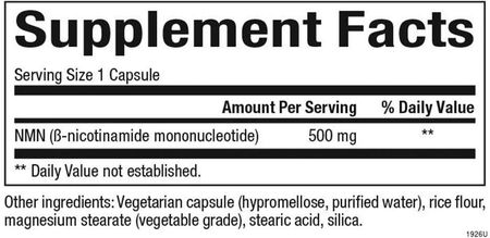 Natural Factors Regenerlife Nmnsurge Nad+ Boost 500Mg 30Kaps. - zdjęcie 2