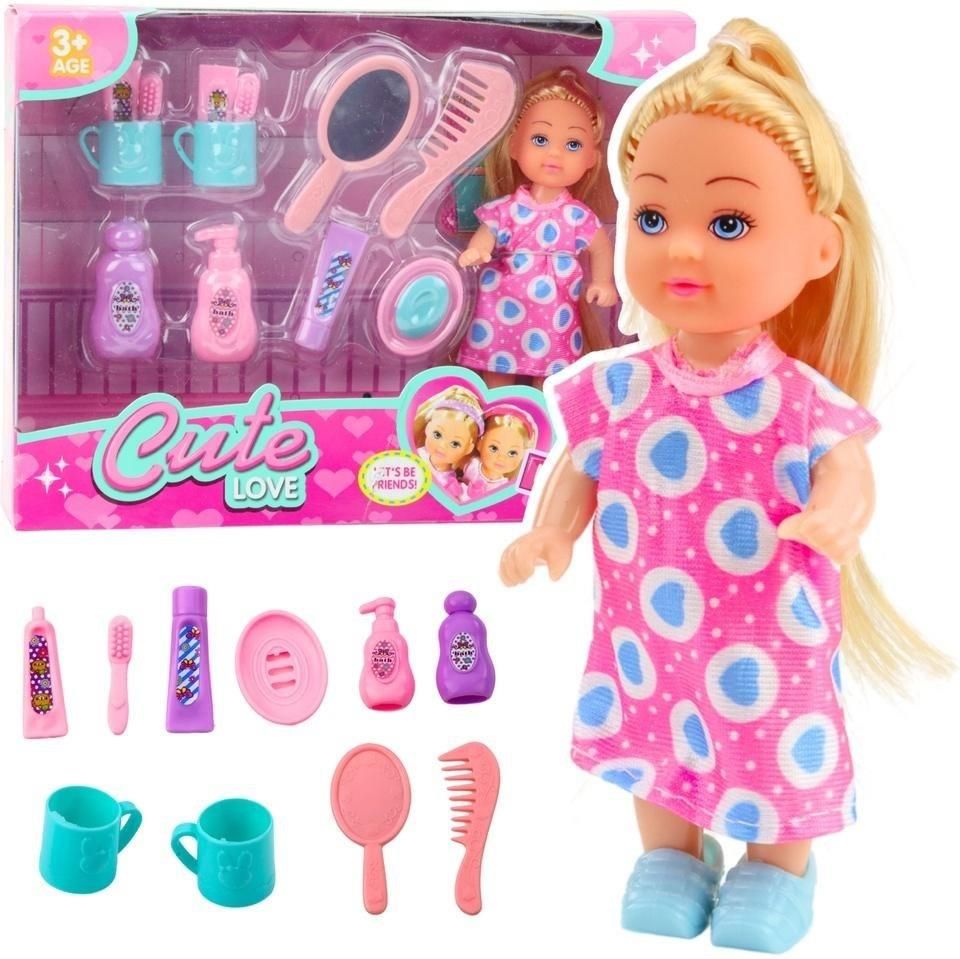 Lalka Leantoys Mini Laleczka Z Akcesoriami Do Pielęgnacji - Ceny i ...