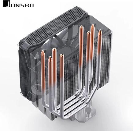CPU cooler JONSBO PISA A4 Gray (120mm/LGA 1700/1200/115X/AM4/AM5/250W/4Pin PWM) - zdjęcie 3