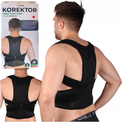 Korektor wad postawy kręgosłup prostotrzymacz ortopedyczny proste plecy XXL - zdjęcie 3