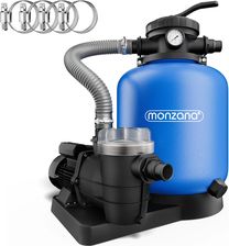 Monzana Pompa Piaskowa Do Basenu 9960L/H System Z Filtrem Wstępnym Xxl