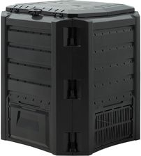 Deuba Kompostownik Czarny 380L 72X72X83Cm