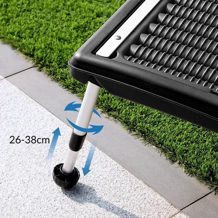 Monzana Solarny Podgrzewacz Do Basenu 2 Szt Antracyt 110X69X14 - zdjęcie 2