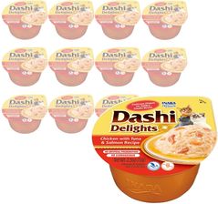 Inaba Cat Dashi Delights Kurczak Tuńczyk i Łosoś 12x70g