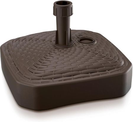 Deuba Stojak Na Parasole Brązowy Polyrattan Optics 39X39Cm