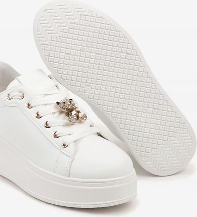 Born2Be Białe Sneakersy damskie 39 - zdjęcie 5