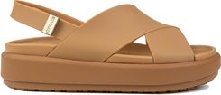 Zdjęcie Sandały damskie do chodzenia Crocs BROOKLYN LUXE CROSS STRAP - Dobra
