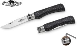 Zdjęcie Old Bear Nóż Składany Antonini Knf Xl Composite Stainless Czarne - Turek
