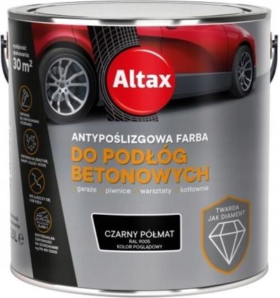 Altax Copy Of Farba Antypoślizgowa Do Podłóg Betonowych Czarny Ral9005 Półm - zdjęcie 4